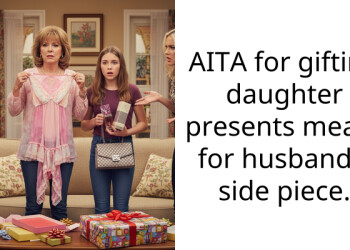 AITA for gifting daughter presents meant for husband’s side piece.