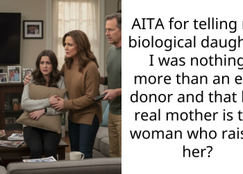 AITA for telling my biological daughter I was nothing more than an egg donor and that her real mother is the woman who raised her?