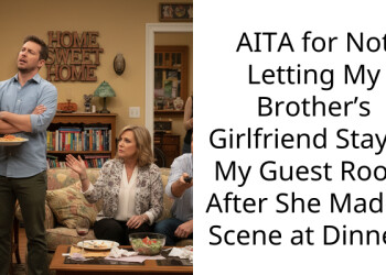 AITA for Not Letting My Brother’s Girlfriend Stay in My Guest Room After She Made a Scene at Dinner?