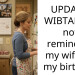 UPDATE: WIBTAH for not reminding my wife it’s my birthday
