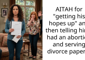 AITAH for “getting his hopes up” and then telling him i had an abortion and serving divorce papers?