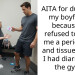 AITA for dumping my boyfriend because he refused to hand me a period pad and tissues when I had di****ea at the gym ?