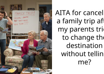 AITA for canceling a family trip after my parents tried to change the destination without telling me?
