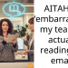 AITAH for “embarra*sing” my team by actually reading the email?