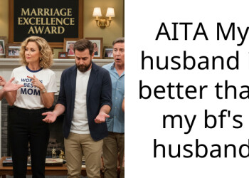 AITA My husband is better than my bf’s husband