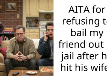 AITA for refusing to bail my friend out of jail after he hit his wife?