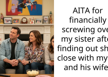 AITA for financially screwing over my sister after finding out she’s close with my ex and his wife?
