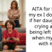 AITA for telling my ex I don’t care if her daughter is crying about being left behind when my son’s with me?