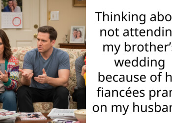 Thinking about not attending my brother’s wedding because of his fiancées prank on my husband