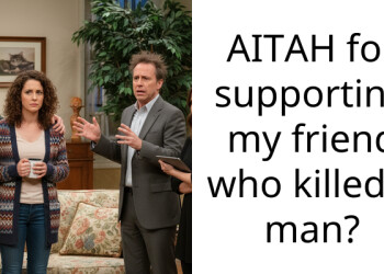 AITAH for supporting my friend who k**led a man?
