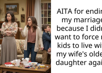 AITA for ending my marriage because I didn’t want to force my kids to live with my wife’s oldest daughter again?