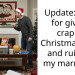 Update: AITA for giving c**ppy Christmas gifts and ruining my marriage?