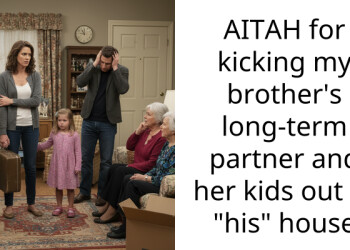 AITAH for kicking my brother’s long-term partner and her kids out of “his” house