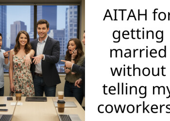 AITAH for getting married without telling my coworkers?