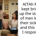 AITAh My sil kept bringing up the statistics of men leaving their sick wives and this is how I responded.