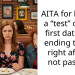 AITA for having a “test” on the first date and ending things right after if not pa*sed?