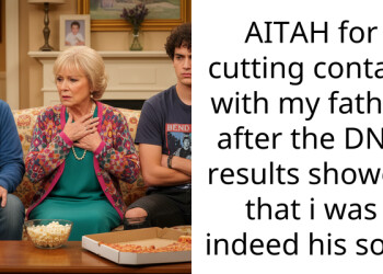 AITAH for cutting contact with my father after the DNA results showed that i was indeed his son?