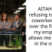 AITAH for refusing to let my coworkers take over the fish tank my employer allows me to keep in the office?