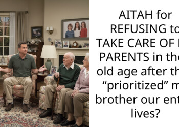 AITAH for REFUSING to TAKE CARE OF MY PARENTS in their old age after they “prioritized” my brother our entire lives?