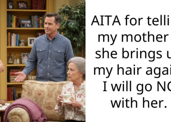 AITA for telling my mother if she brings up my hair again, I will go NC with her.