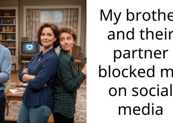 My brother and their partner blocked me on social media