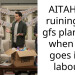 AITAH for ruining my gfs plans for when she goes into labour?