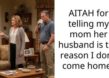 AITAH for telling my mom her husband is the reason I don’t come home?