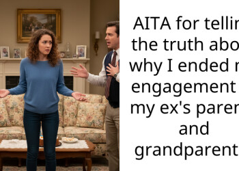 AITA for telling the truth about why I ended my engagement to my ex’s parents and grandparents?