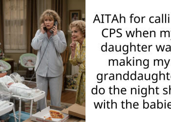 AITAh for calling CPS when my daughter was making my granddaughter do the night shift with the babies?