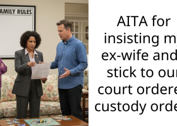 AITA for insisting my ex-wife and I stick to our court ordered custody order?