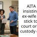 AITA for insisting my ex-wife and I stick to our court ordered custody order?
