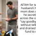 AITAH for telling my husband I hope his mom does die, after he secretly flew across the country to “say goodbye” to her without telling me… and drained our baby fund to do it?