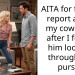 AITA for filing a report again my coworker after I found him looking through my purse?