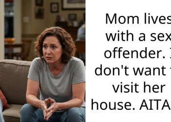 Mom lives with a s*x offender. I don’t want to visit her house. AITAH?