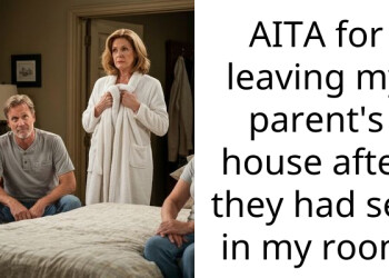 AITA for leaving my parent’s house after they had s*x in my room