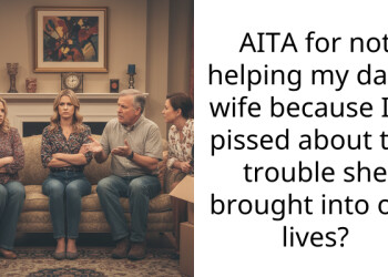 AITA for not helping my dad’s wife because I’m p**sed about the trouble she brought into our lives?