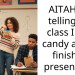 AITAH for telling my cla*s I had candy after I finished presenting?