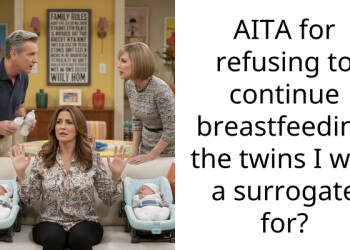 AITA for refusing to continue b***stfeeding the twins I was a surrogate for?