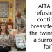 AITA for refusing to continue b***stfeeding the twins I was a surrogate for?