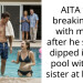 AITA for breaking up with my bf after he skinny dipped in our pool with my sister at home?
