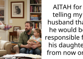 AITAH for telling my husband that he would be responsible for his daughter from now on?
