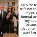 AITA for telling my wife not to come to my ex-wife’s funeral to support my daughter because my daughter doesn’t want her there?