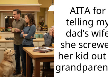 AITA for telling my dad’s wife she screwed her kid out of grandparents?