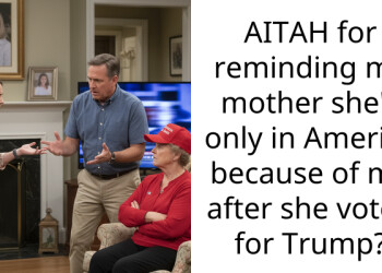 AITAH for reminding my mother she’s only in America because of me after she voted for Trump?