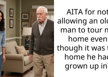 AITA for not allowing an older man to tour my home even though it was the home he had grown up in?