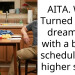 AITA. Wife Turned down dream job with a better schedule and higher salary
