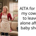 AITA for telling my coworker to leave me alone after my baby shower?