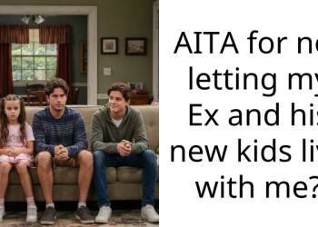 AITA for not letting my Ex and his new kids live with me?