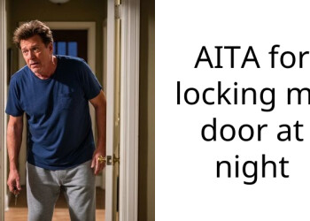 AITA for locking my door at night