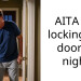 AITA for locking my door at night